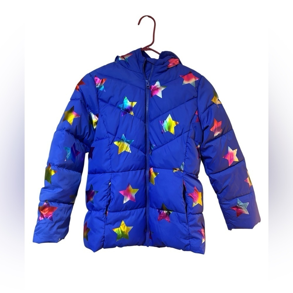Wonder Nation Blue Jacket with Rainbow Stars